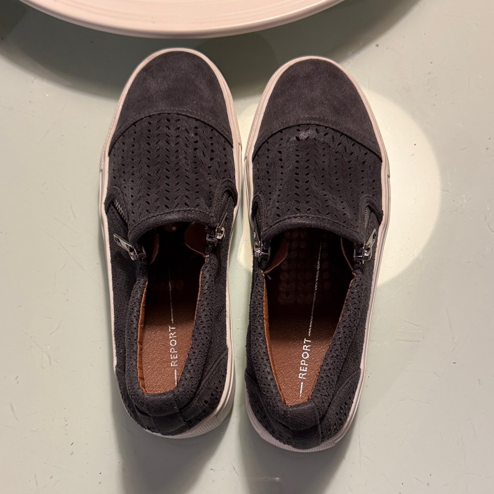 Report Women's Dark Brown Slip-On Sneakers - Picture 3 of 5